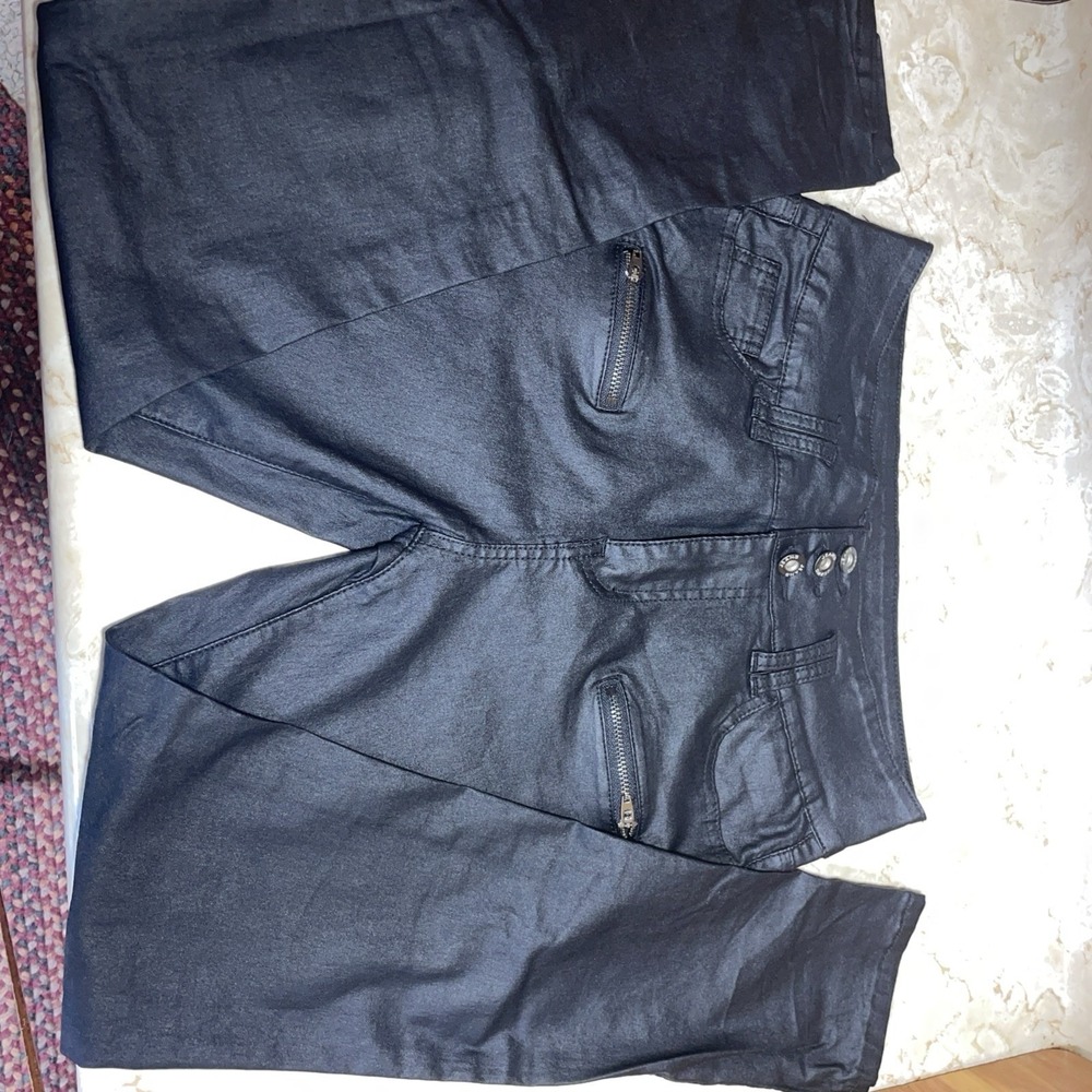 Top Trends We're Denim Wear Cotton Blend Black EU42 Skinny, 29" diameter Waist